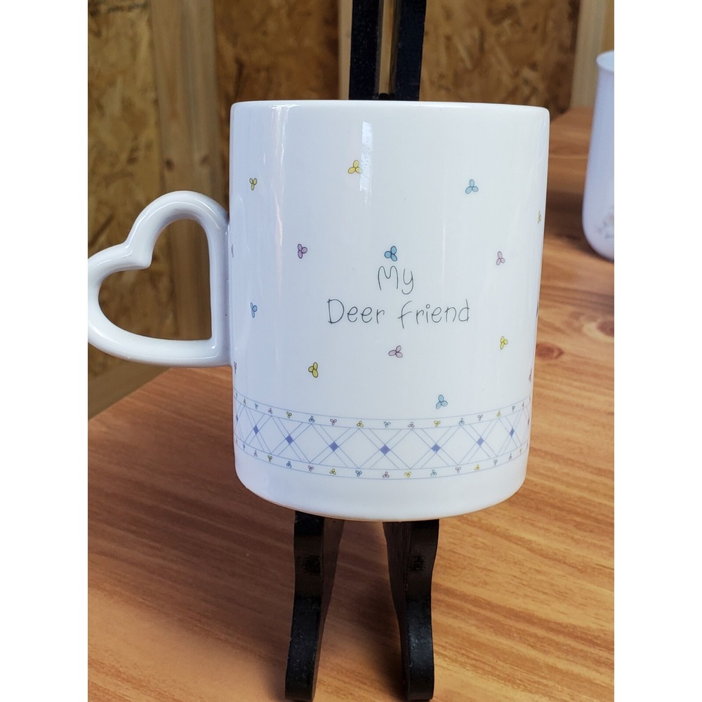 Vintage Tea Coffee Mug 1988 Precious Moments To My Dear Friend 3.75" Tall